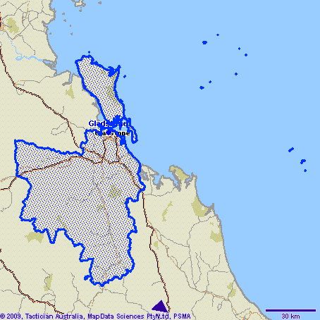 Gladstone Map